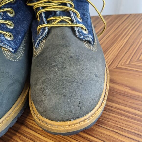 Timberland Denim leather boots size 5 @S7 - Picture 8 of 13